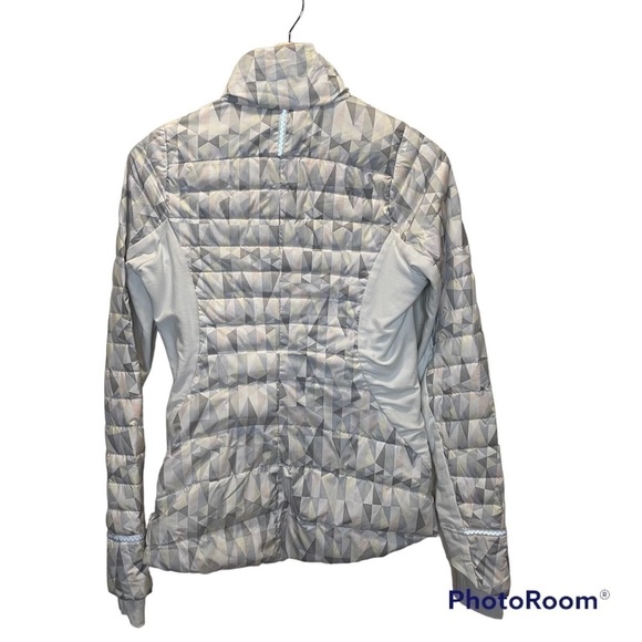 Lululemon Fluff Off Jacket Stained Glass Love White and Neutral Blush Si… - Picture 2 of 10